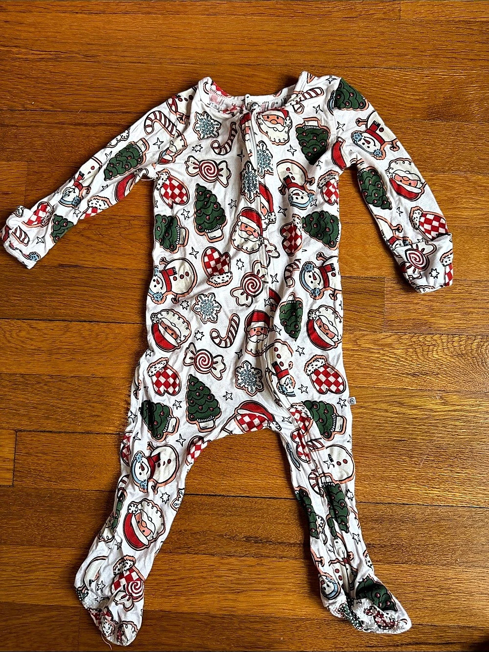 Caden Lane Holiday Treats Zippy Pajamas Footie Pajamas